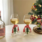 Copa de Vino - Lujo Navideño