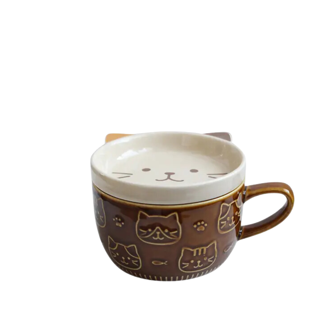 Taza de ceramica de Animalitos