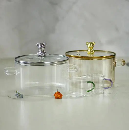 Olla Caliente de Vidrio Antiadherente Vitre Lux