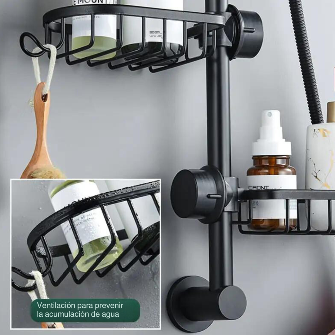 Almacenamiento en rack organizador de estantes de baño