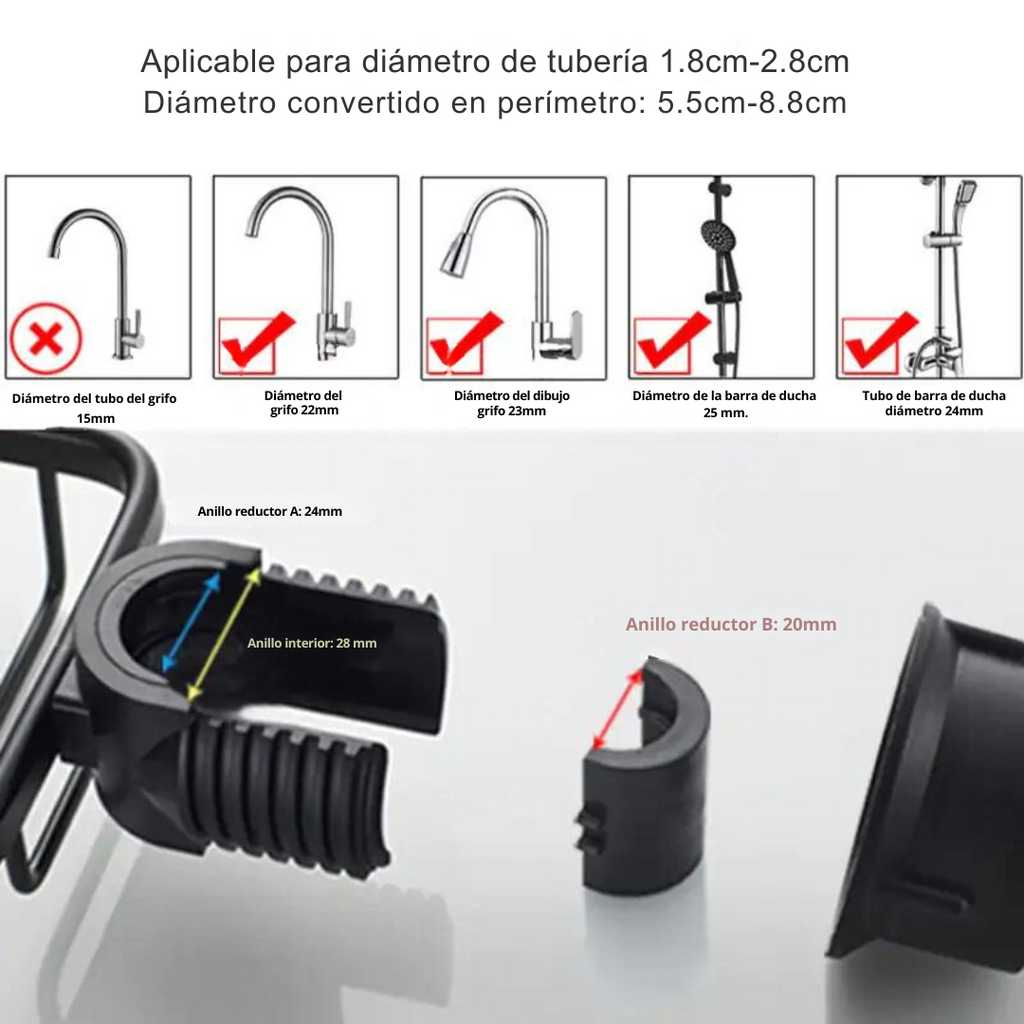 Almacenamiento en rack organizador de estantes de baño