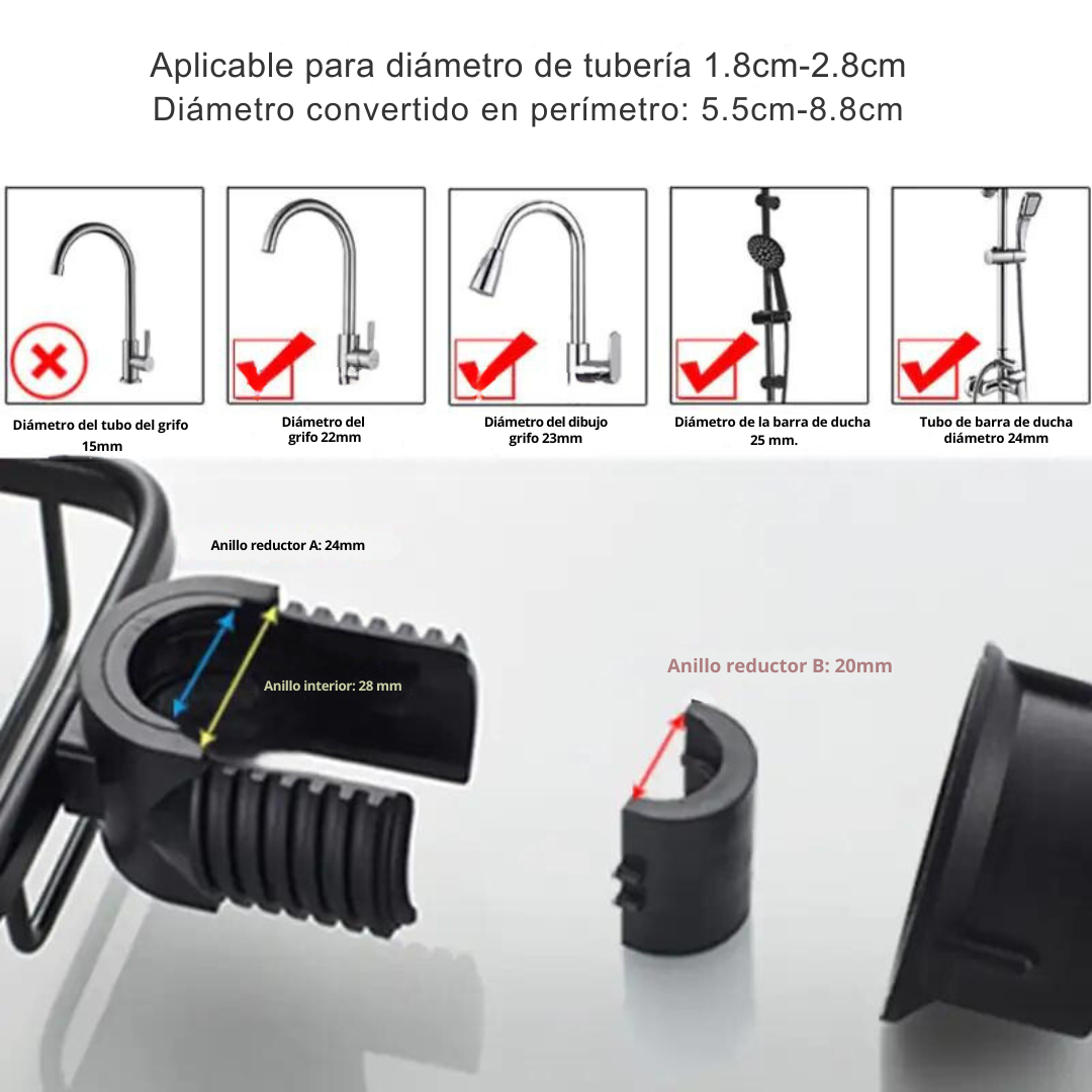 Almacenamiento en rack organizador de estantes de baño