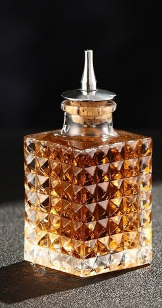 Botella vintage de Cristal para bebida