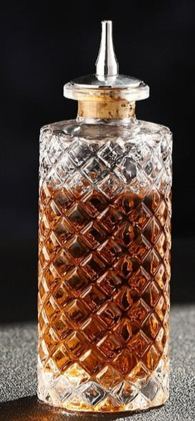 Botella vintage de Cristal para bebida