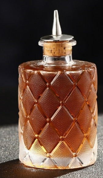 Botella vintage de Cristal para bebida
