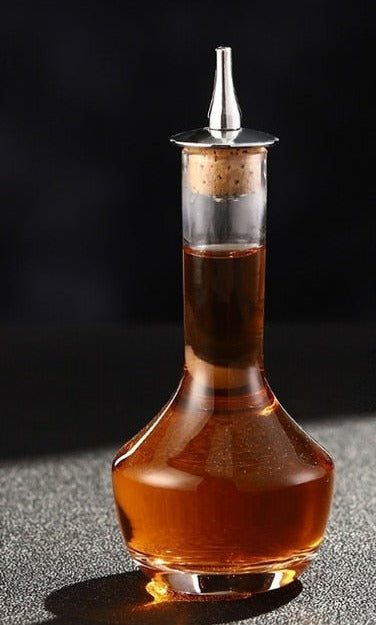 Botella vintage de Cristal para bebida