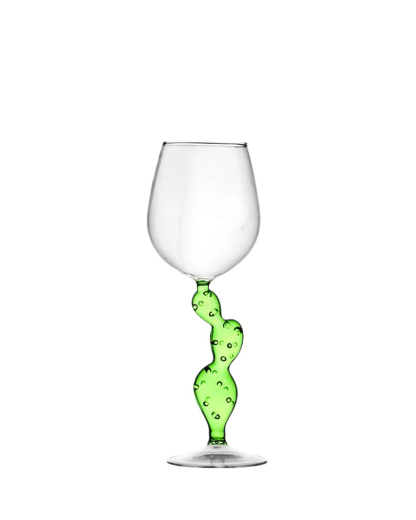 Copa de Vino Cactus Verde