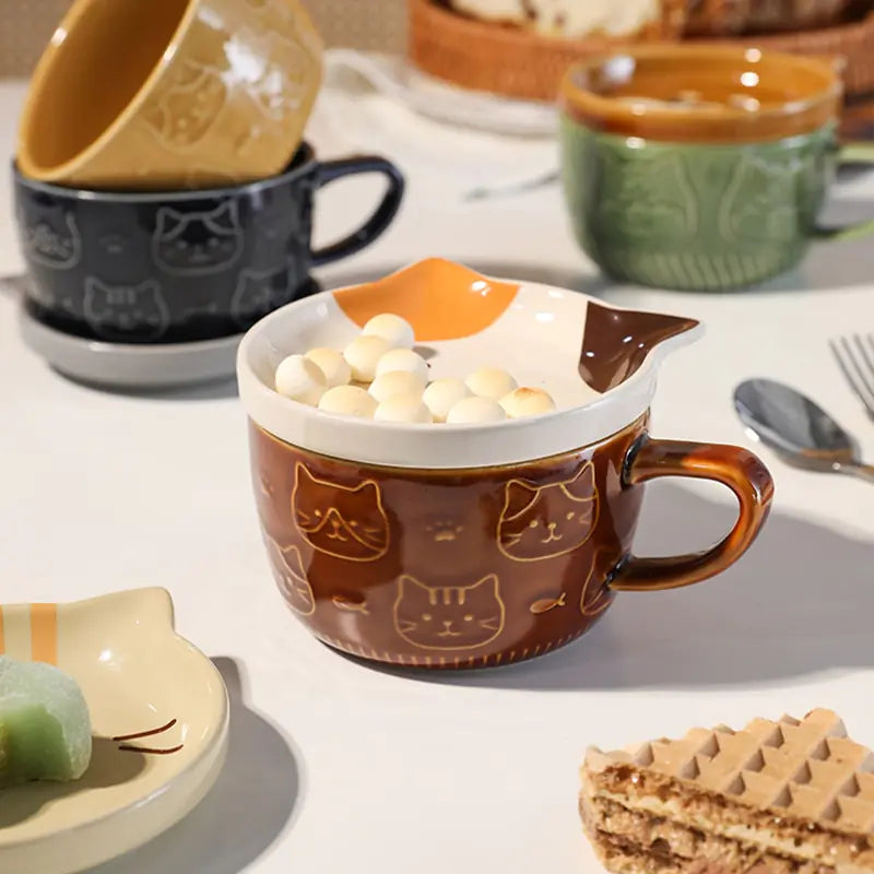 Taza de ceramica de Animalitos