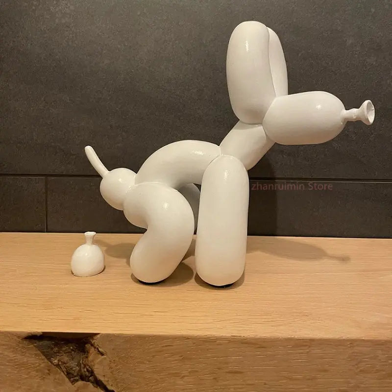 Estátua de Perro inspiración Jeff Koons