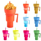 Taza 2 en 1 con Compartimento para Snacks y Sorbete
