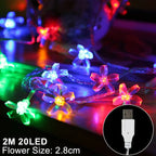 Luces de Navidad LED con diferentes temas