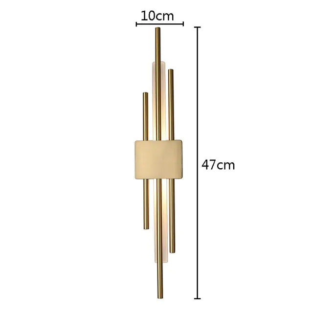 Lámpara de pared LED Art Déco