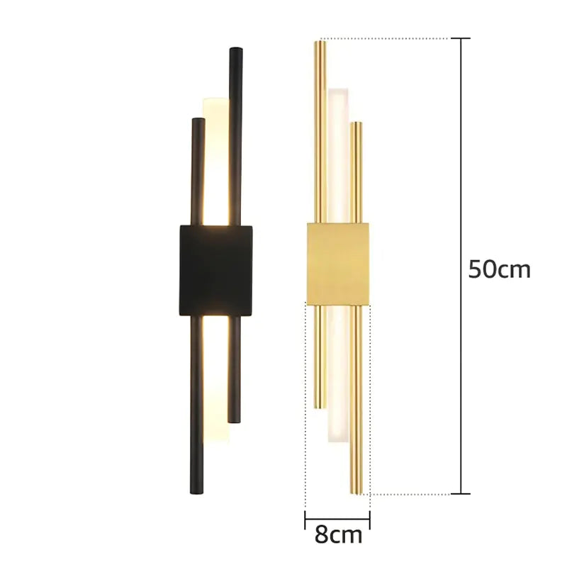 Lámpara de pared LED Art Déco