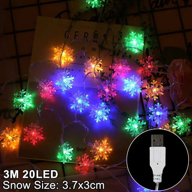 Luces de Navidad LED con diferentes temas