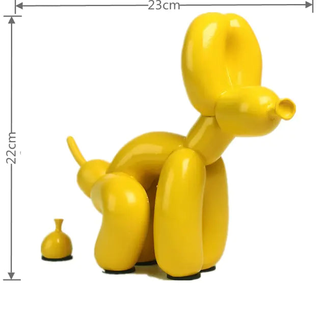 Estátua de Perro inspiración Jeff Koons