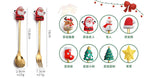 Juego de Cubiertos de Postre Navideños