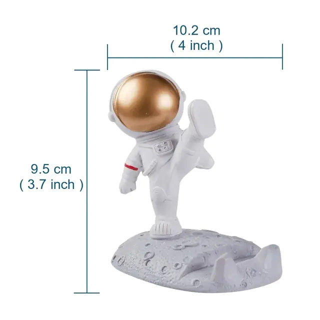 Soporte para teléfono móvil con forma de astronauta