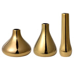 Jarrón de Oro Chapado de Lujo