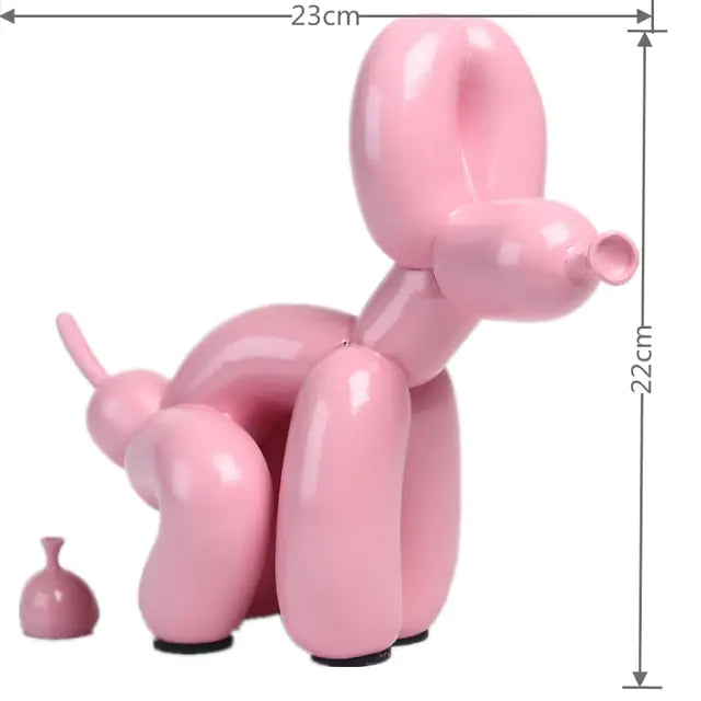 Estátua de Perro inspiración Jeff Koons