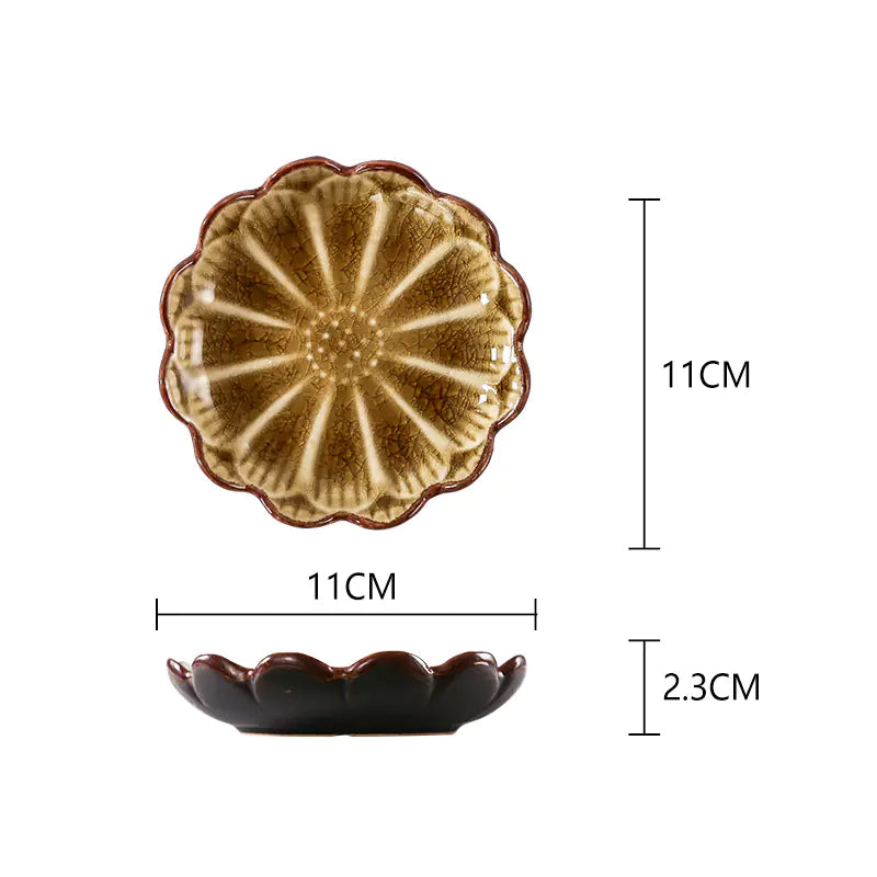 Plato Pequeño de Cerámica al Estilo Japonés
