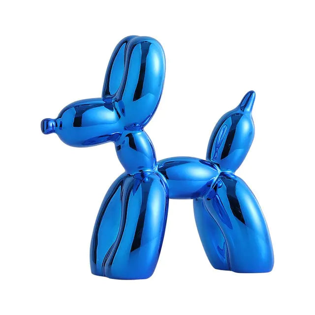 Estátua de Perro inspiración Jeff Koons