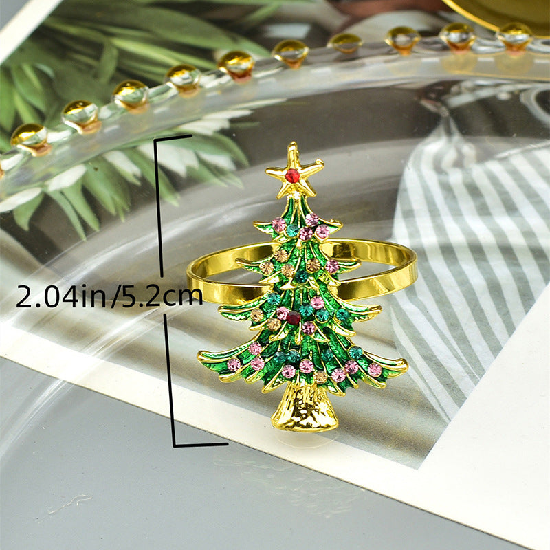 Anillo de Servilleta - Arbol de Navidad