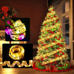 Guirnaldas de luces navideñas de cinta