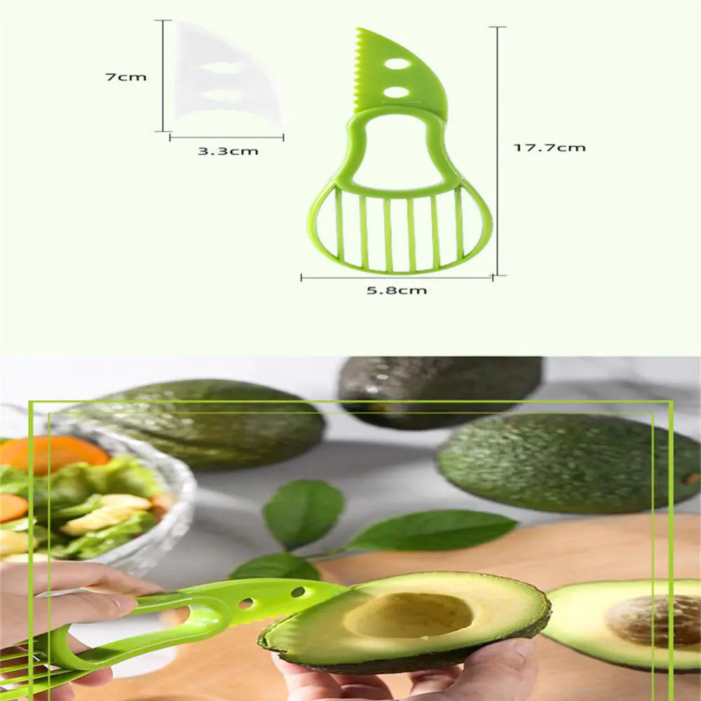 3 en 1 fatiador de aguacate