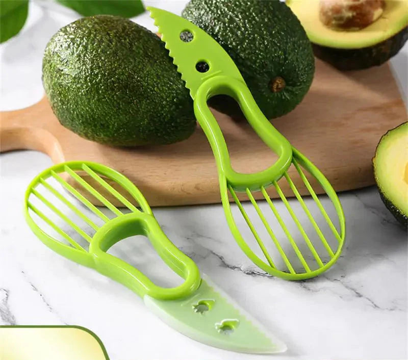 3 en 1 fatiador de aguacate