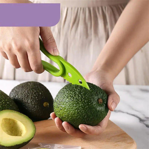 3 en 1 fatiador de aguacate