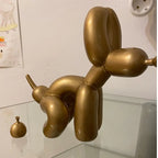 Estátua de Perro inspiración Jeff Koons