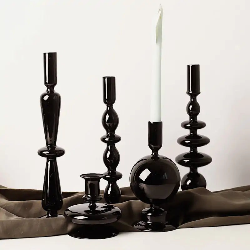 Candelabro de Vidrio Estilo Rue