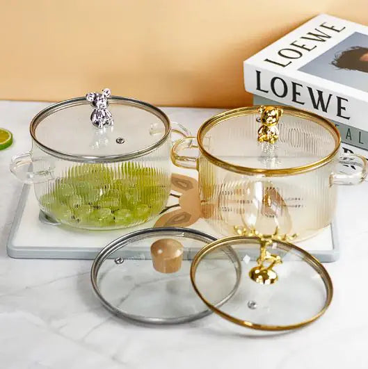 Olla Caliente de Vidrio Antiadherente Vitre Lux