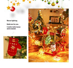 Cadena de Luces Colgantes Decoración Navideña