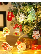 Cadena de Luces Colgantes Decoración Navideña