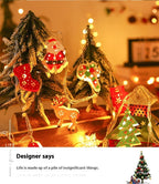 Cadena de Luces Colgantes Decoración Navideña