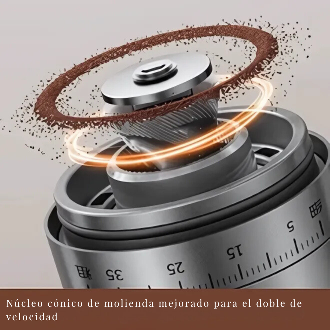 Pràctic molinet de cafè elèctric