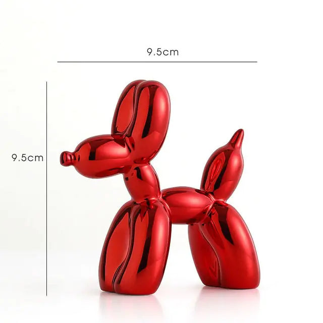 Estátua de Perro inspiración Jeff Koons