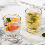 Vasos de Vidrio con Diseño de Girasol Vintage