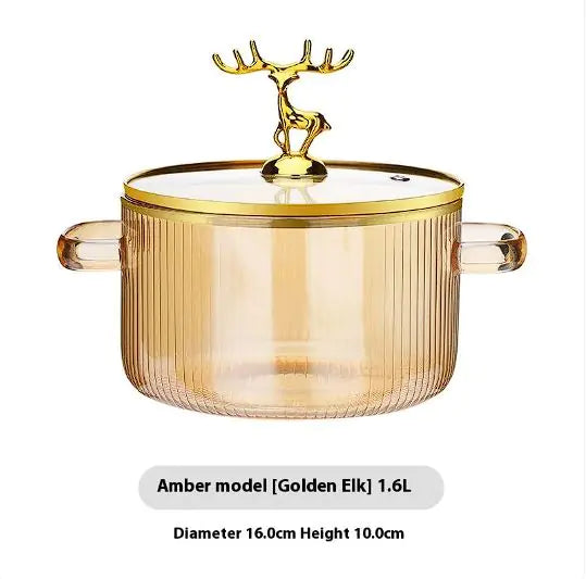 Olla Caliente de Vidrio Antiadherente Vitre Lux