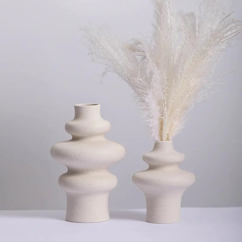 Florero de cerámica Olas