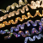 Guirnaldas de luces navideñas de cinta