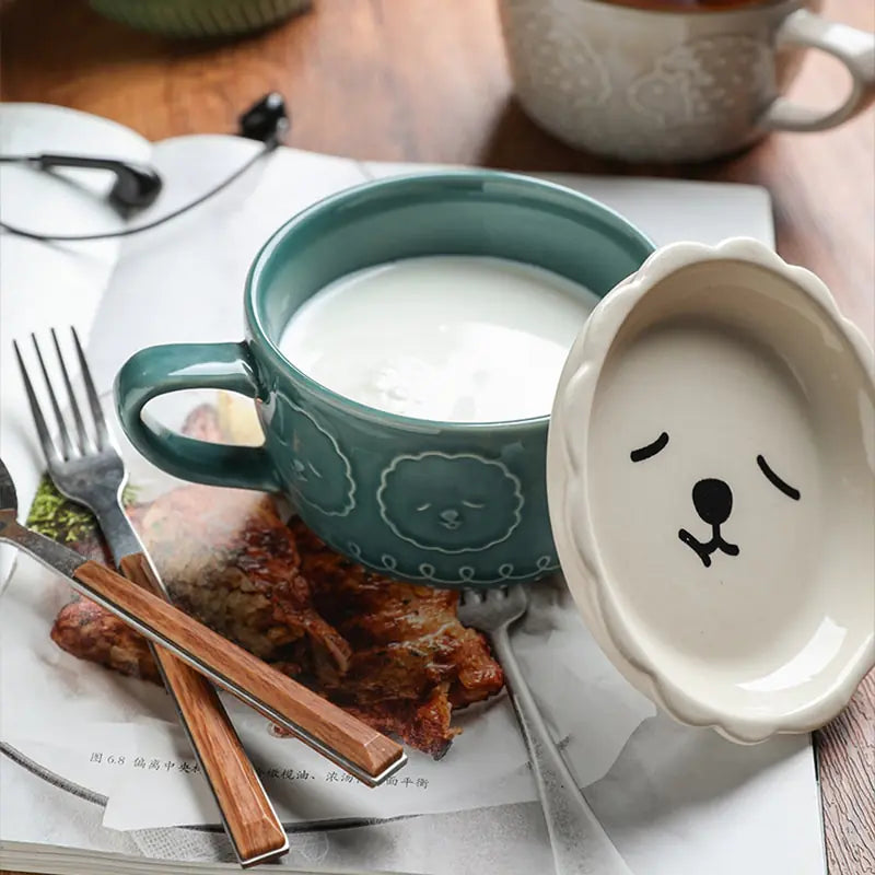 Taza de ceramica de Animalitos