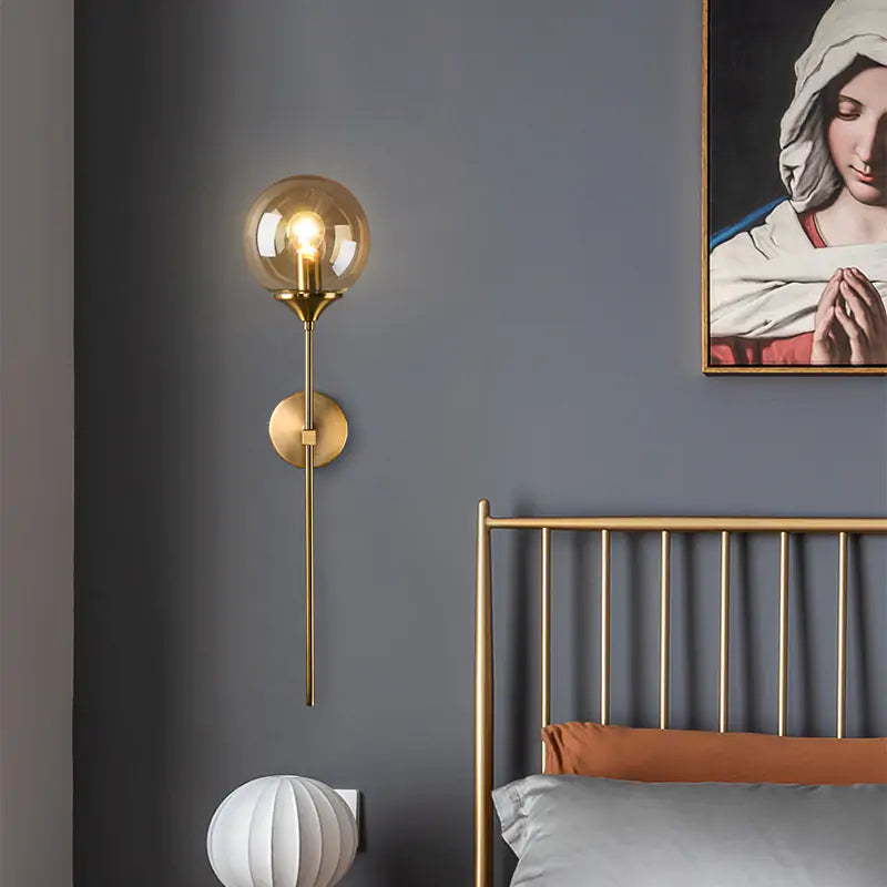 Lámpara de Pared de Vidrio Moderna
