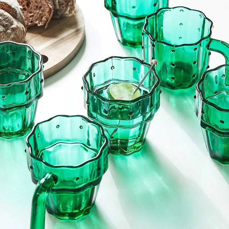 Juego de vasos apilables Cactus