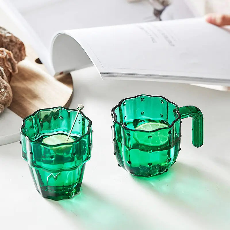 Juego de vasos apilables Cactus