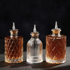 Botella vintage de Cristal para bebida