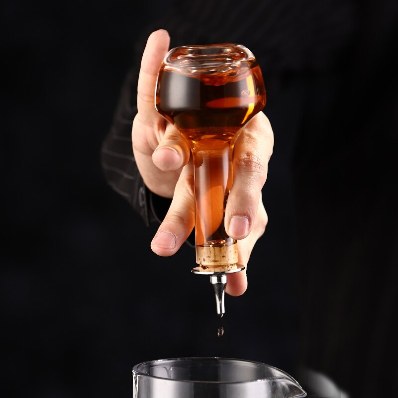 Botella vintage de Cristal para bebida