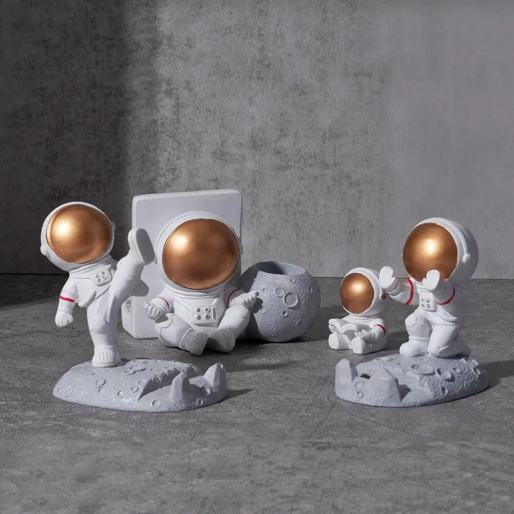Soporte para teléfono móvil con forma de astronauta