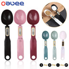 Báscula de cocina con cuchara electrónica